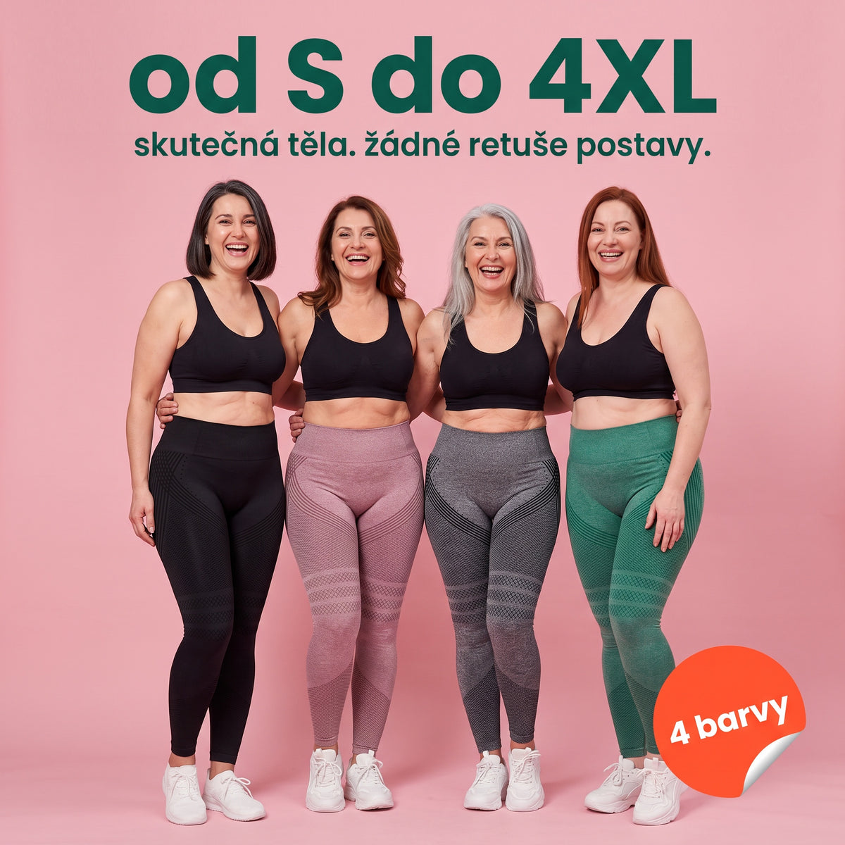 Velikosti S až 4XL