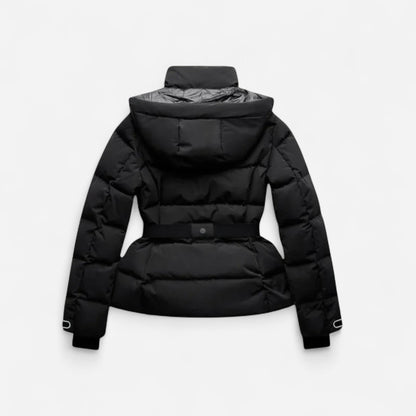 Manteau matelassé cintré avec ceinture