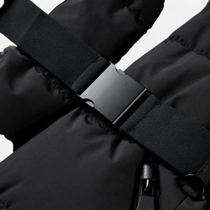 Manteau matelassé cintré avec ceinture