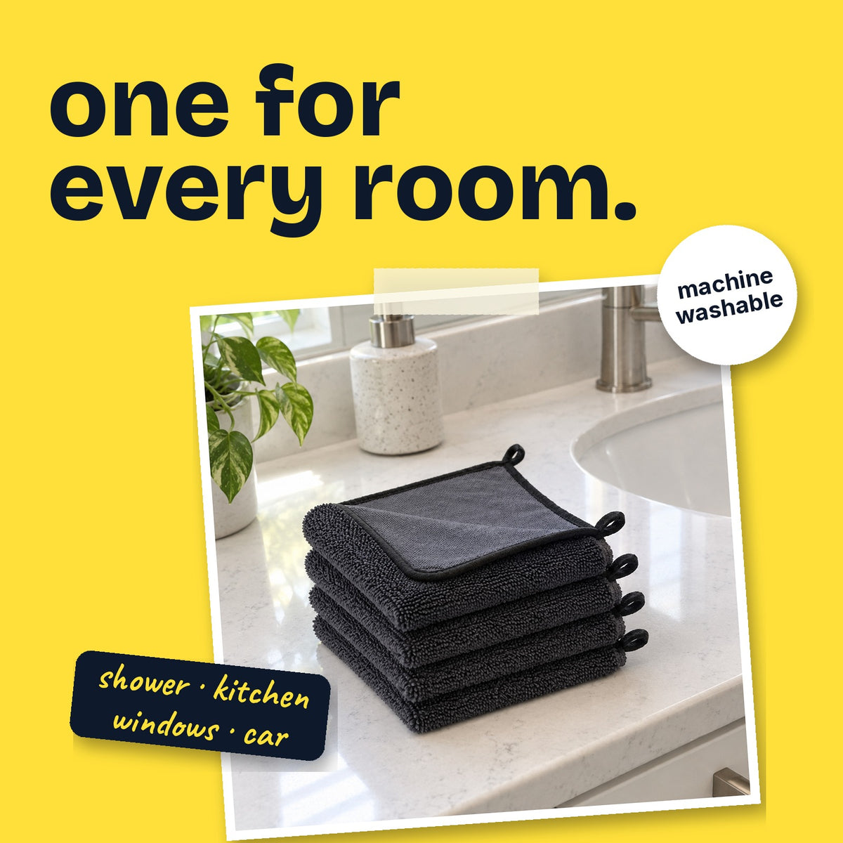 Four cloths, one for every room