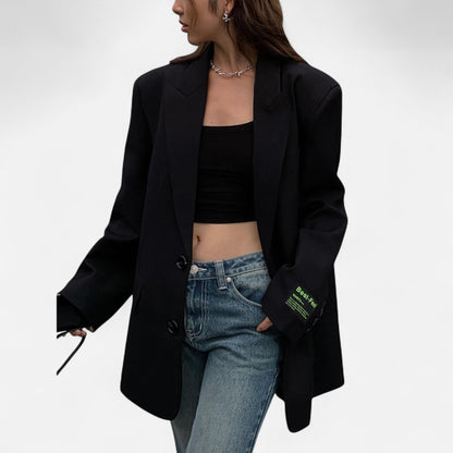 Blazer oversize long