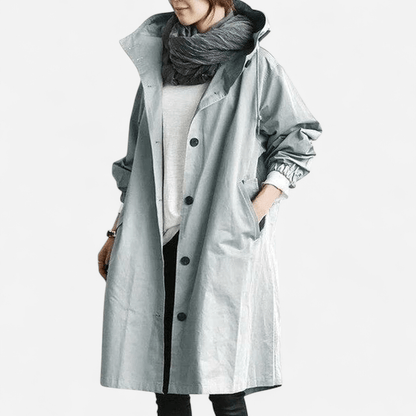 Imperméable à capuchon