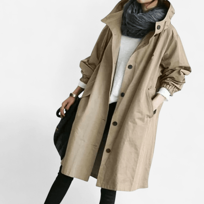 Imperméable à capuchon