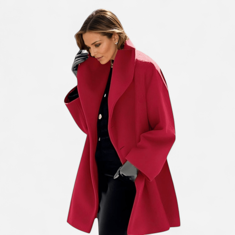Manteau en laine coupe-vent