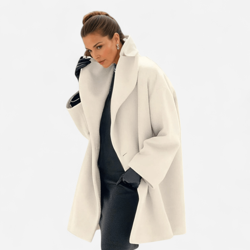 Manteau en laine coupe-vent
