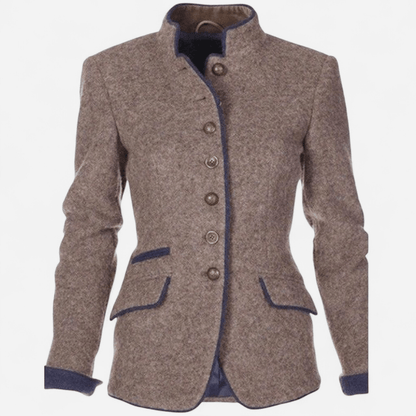 Blazer cintré en lainage