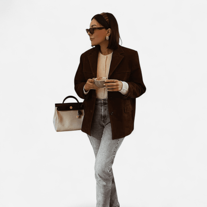 Blazer en suède