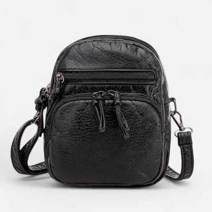 Sac à bandoulière en cuir compact