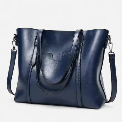 Sac fourre-tout en cuir structuré