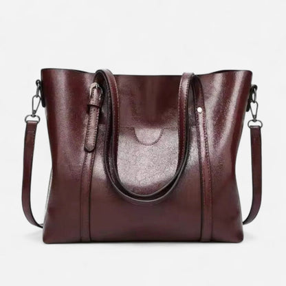 Sac fourre-tout en cuir structuré