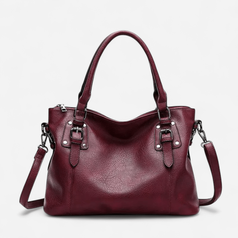 Sac à bandoulière en cuir à poches