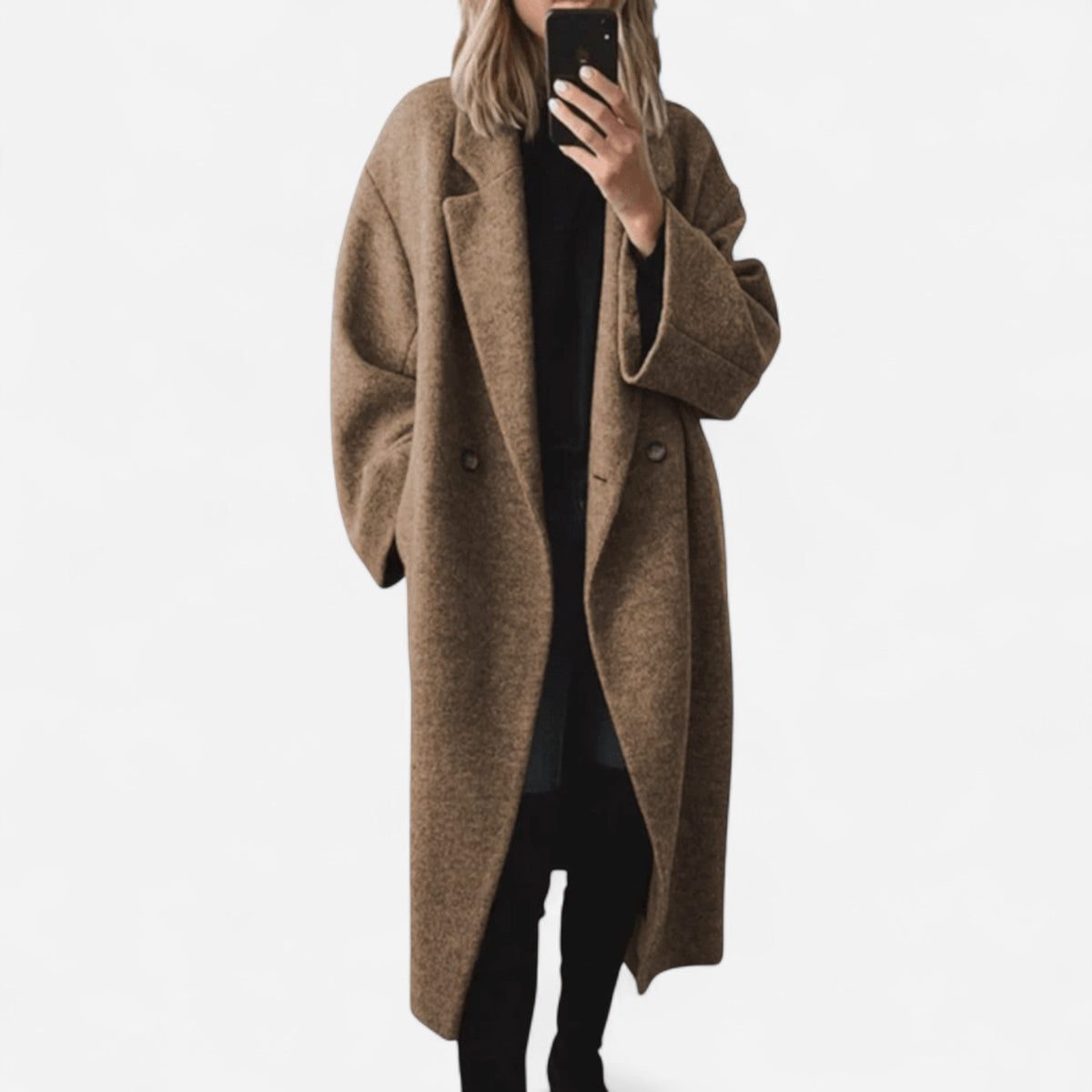 Manteau long oversize