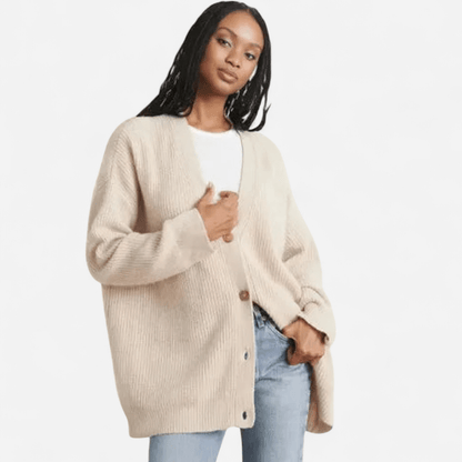 Cardigan long en cachemire