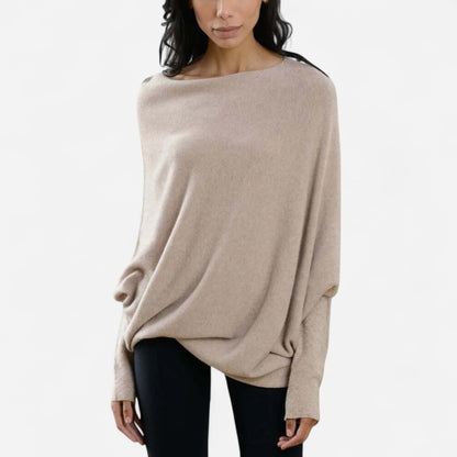 Chandail asymétrique épaule dénudée