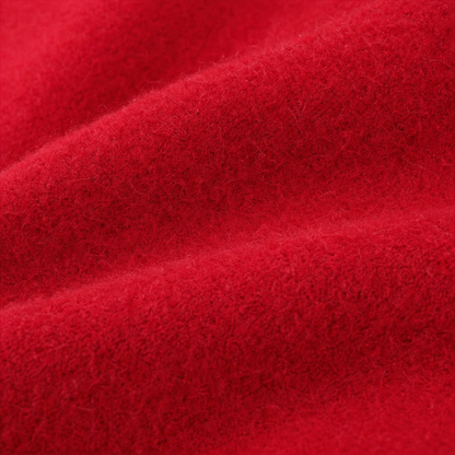 Manteau cache-cœur à col châle et franges